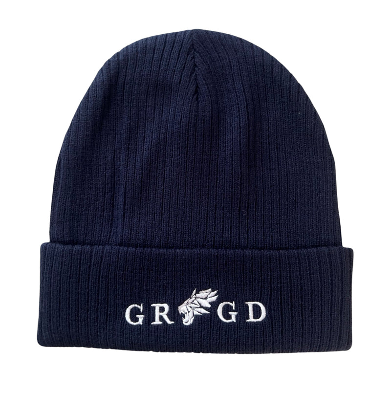 GRGD navy beanie