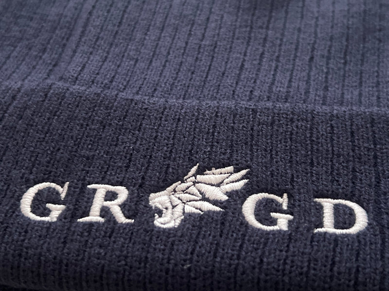 GRGD navy beanie