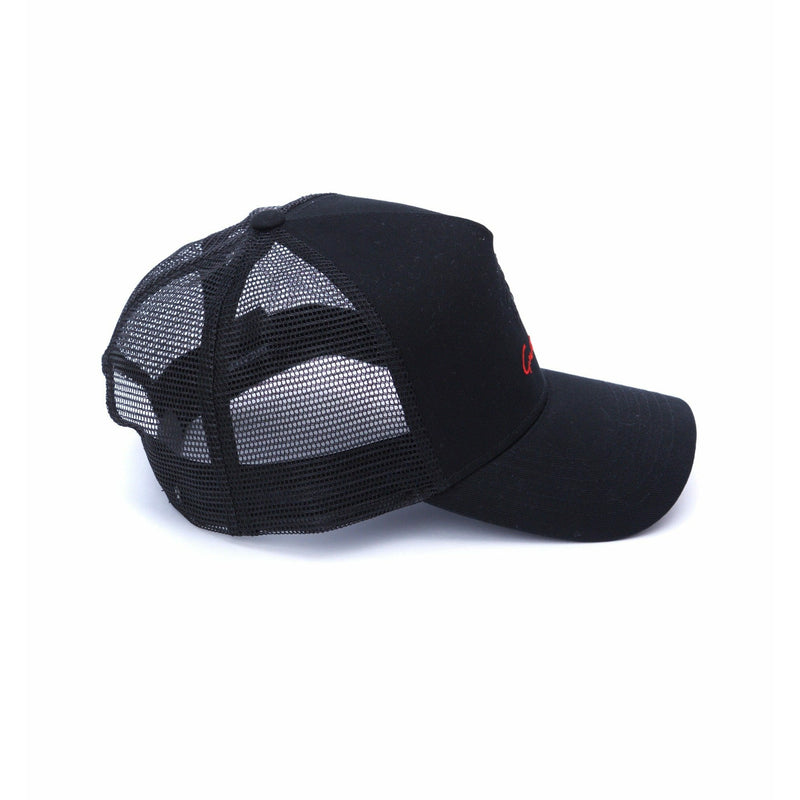 Signature Lion Black Trucker